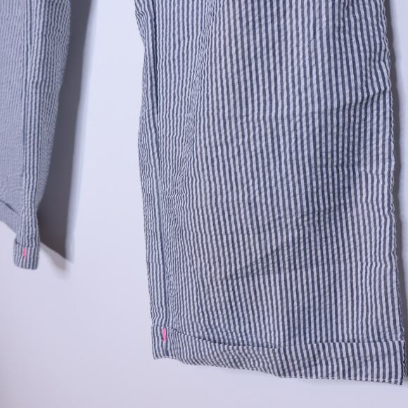 INTIMATELY Free People Pinstripe Gauze Pant Wide-Leg Pant Blue White Women's XS - Picture 5 of 10